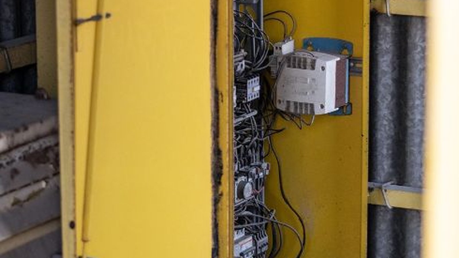 MV/HV switchgear lineup in an indoor substation